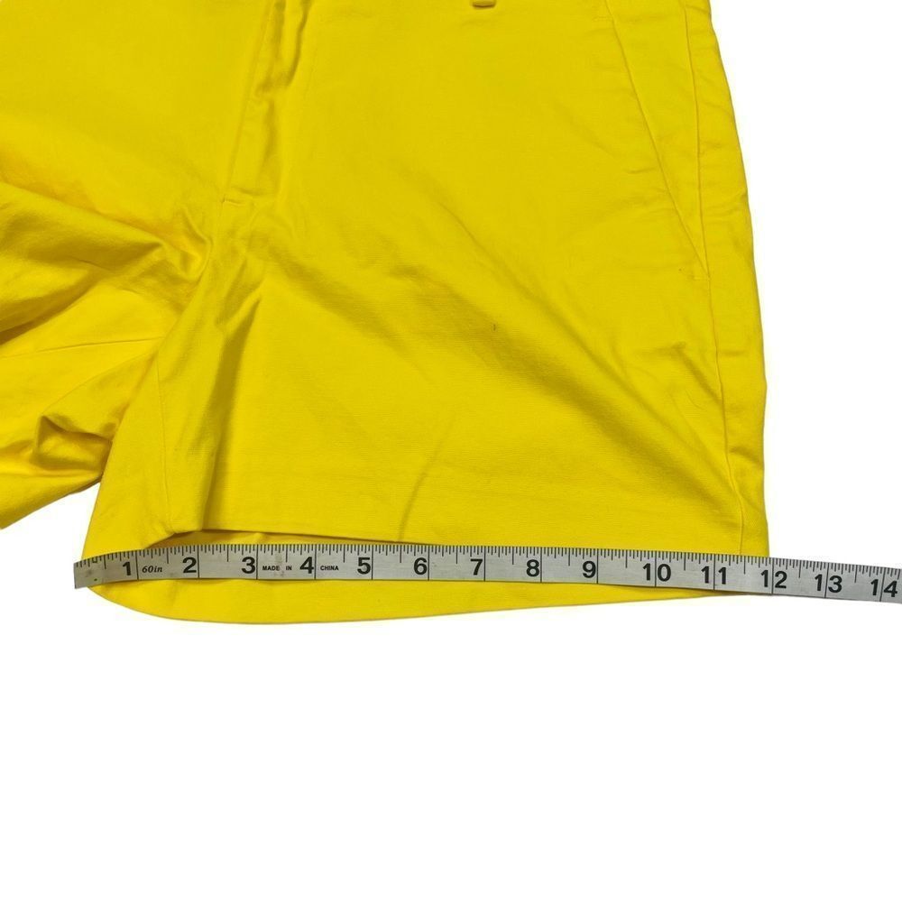 NWT Banana Republic Yellow Pique Tailored Mid Rise Shorts - Size 8 - Picture 14 of 14